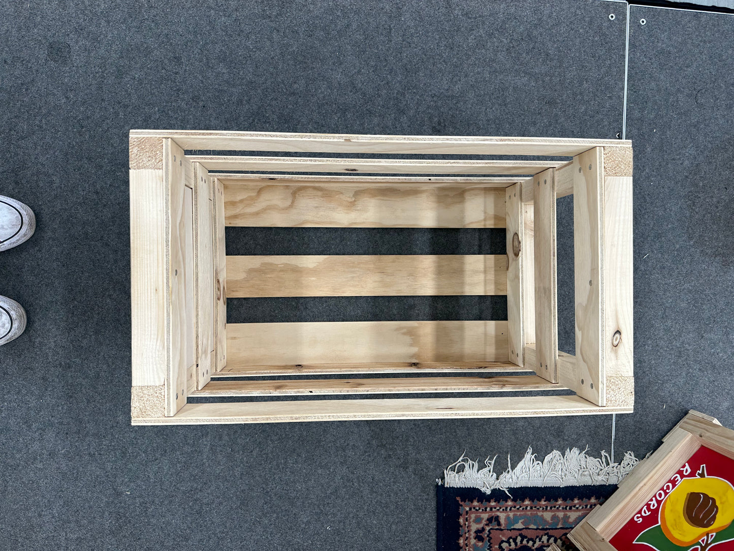 Peaches Record Crate