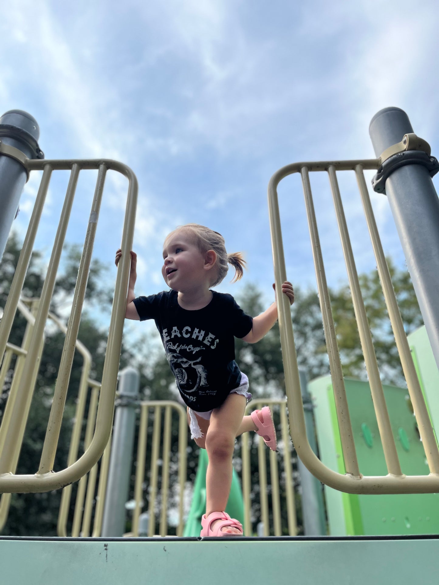 Lil Peach Rock n Roll Black Tee