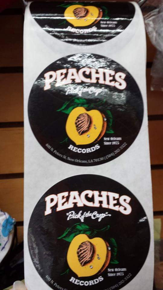 Peaches Signature Sticker