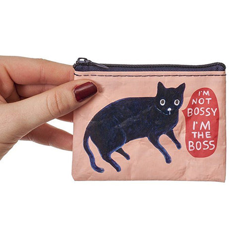I'M NOT THE BOSS COIN PURSE