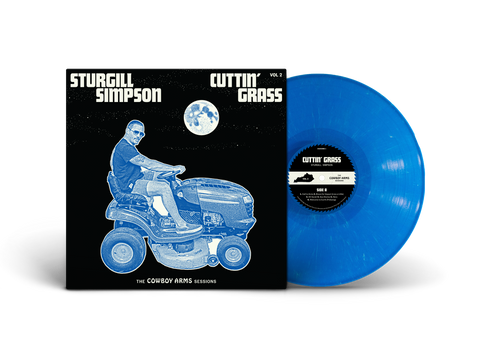 STURGILL SIMPSON “CUTTIN’ GRASS VOL 2 (COWBOY ARMS SESSIONS)” LP INDIE EXCLUSIVE BLUE/WHITE VINYL