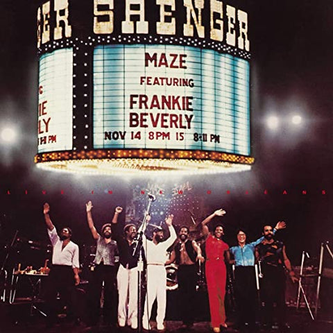 MAZE FT. FRANKIE BEVERLY "LIVE IN NEW ORLEANS" LP