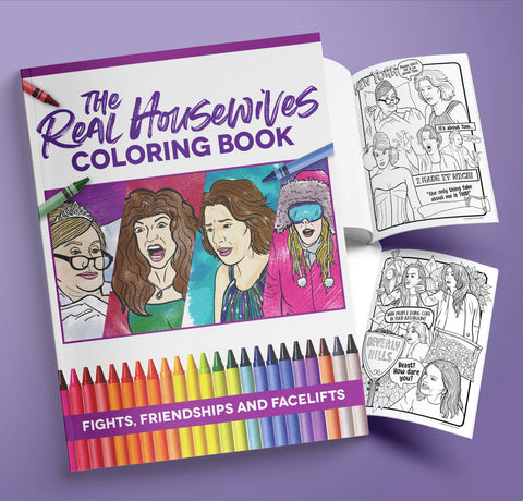 BEST OF THE REAL HOUSEWIVES COLORING BOOK