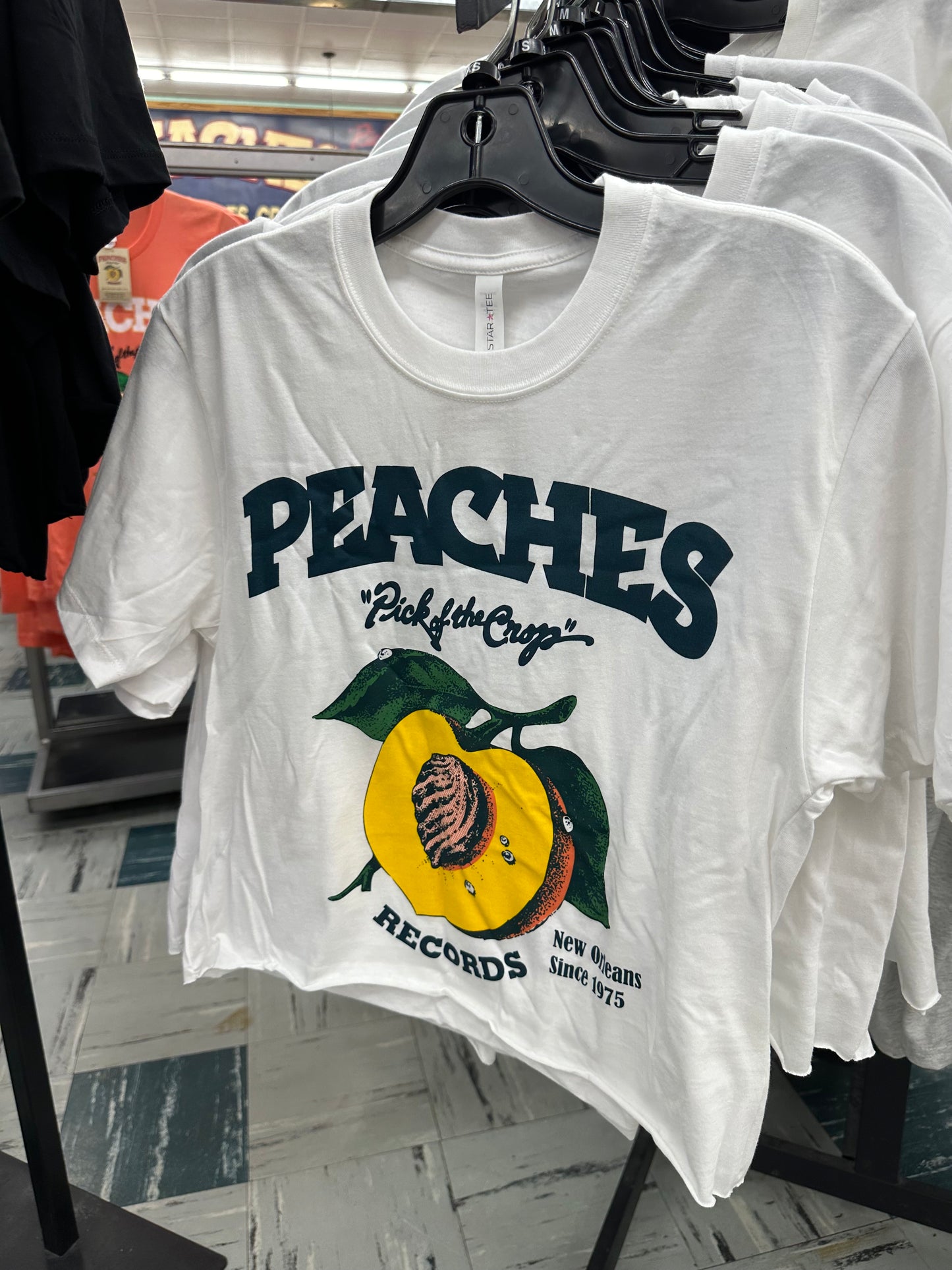 Peaches Cropped Tee
