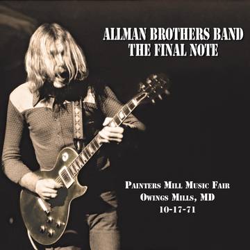 ALLMAN BROTHERS "FINAL NOTE" RSD JULY 2021 LP