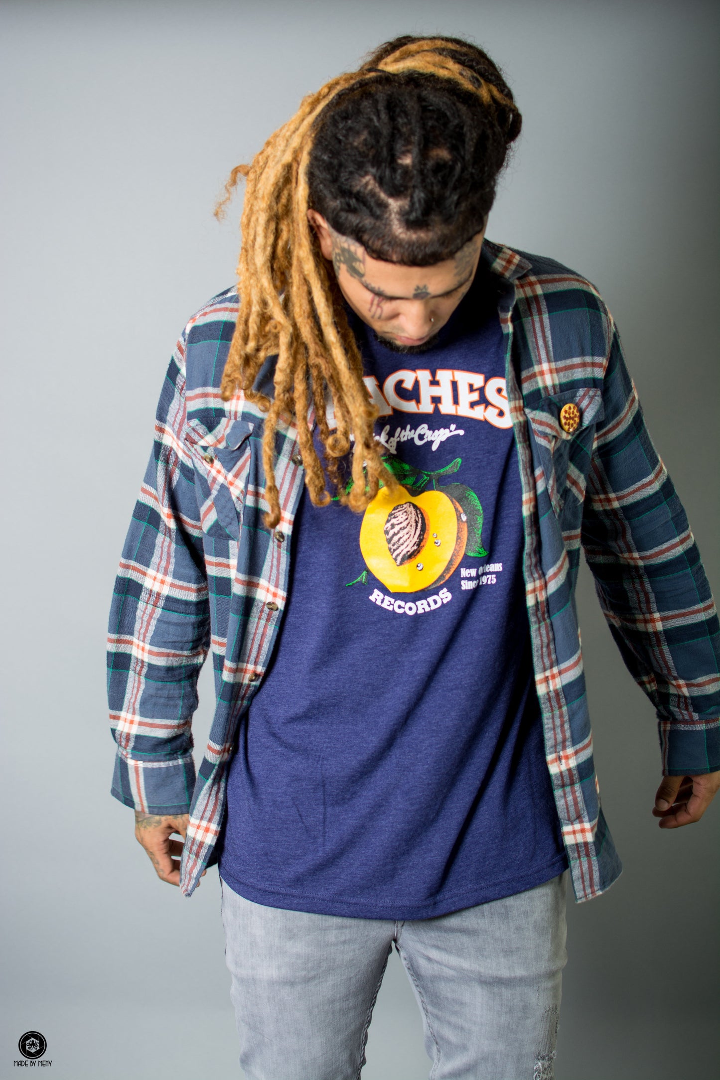 Tri-Blend Blue Tee