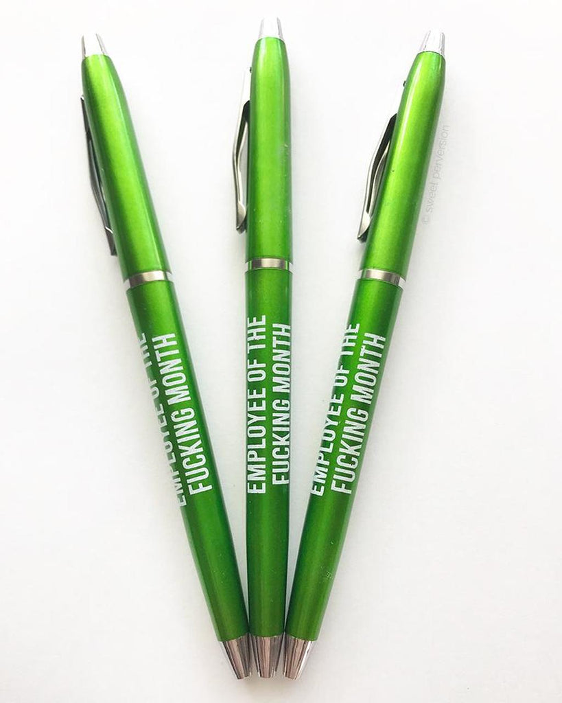 EMPLOYEE OF THE F*CKING MONTH PEN SET (3)