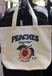 PEACHES RECORDS TOTE BAG